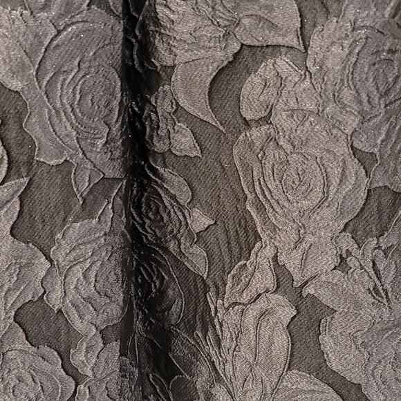 Halston Heritage Strapless Dress in Black Floral - Picture 6 of 9